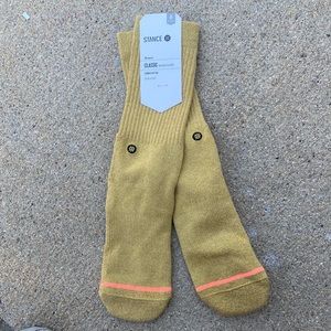 Gold stance socks